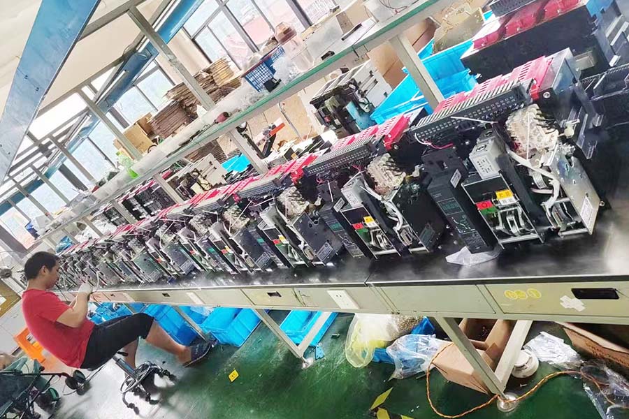 Exhibición del producto terminado